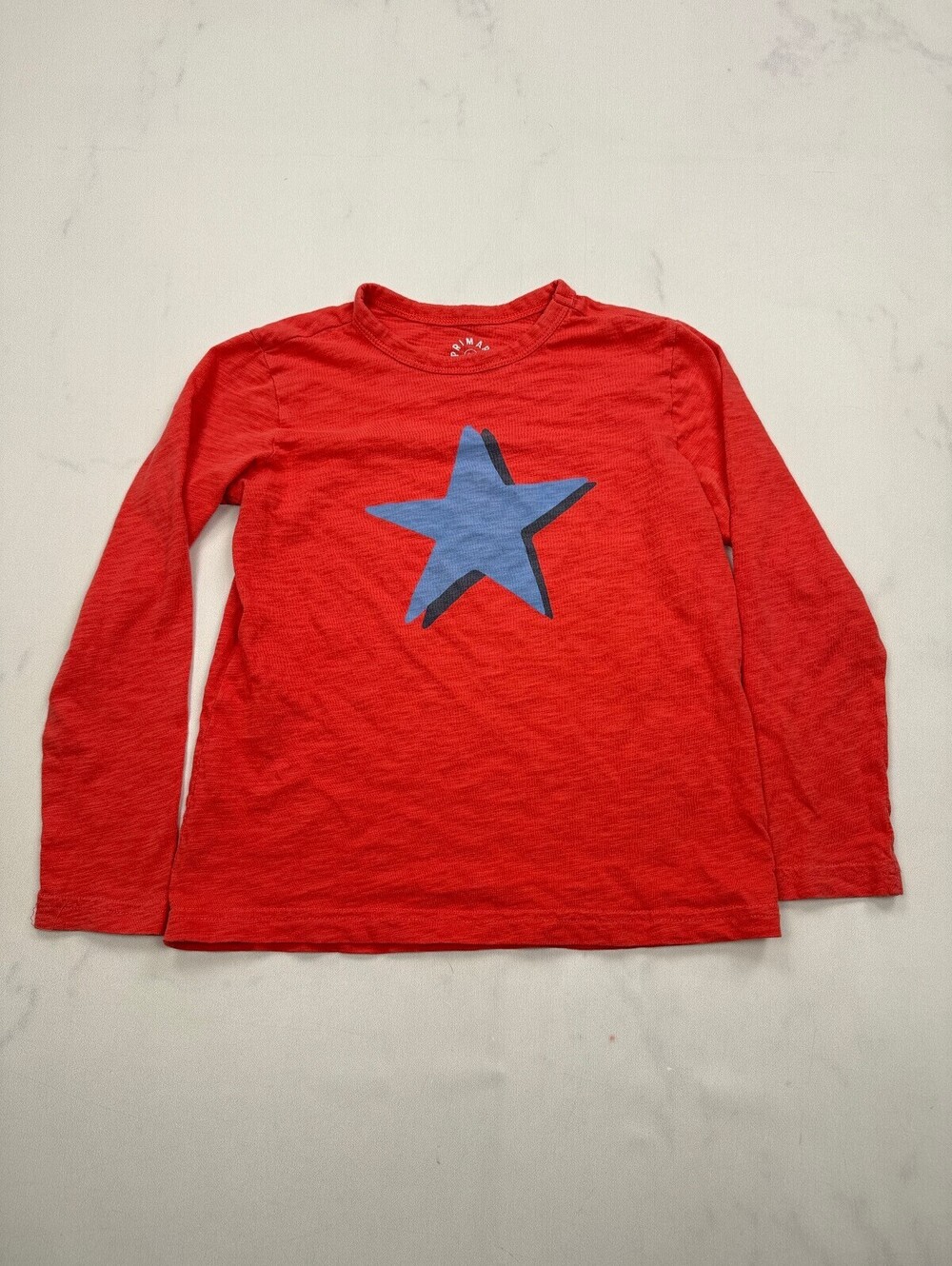 Primary Star Graphic Tee Red 2010s Standout Style - Boys 6-7